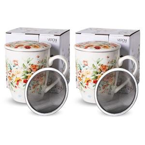 VERONI - Hrnček s čajítkom 360ml Estrella vyobraziť