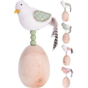 Vták na vajci 17 cm rôzne druhy vyobraziť