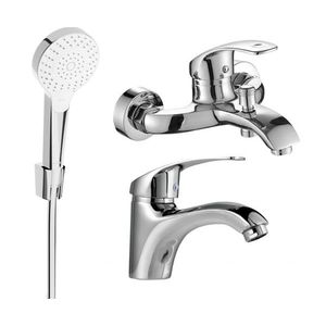 MEXEN/S - Fabia R05 Set umývadlovej a vaňovej batérie s príslušenstvom, chróm 746503R05-00 vyobraziť