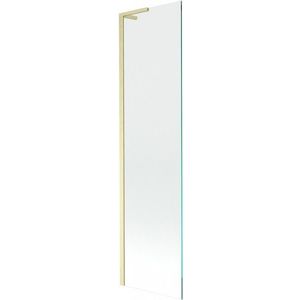 MEXEN/S - Next L vaňová zástena FIX 90 x 150, transparent, zlato kartáčovaný 895-090-000-03-00-55 vyobraziť