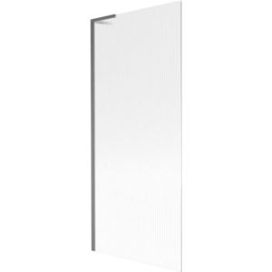 MEXEN/S - Next L vaňová zástena FIX 80 x 150, prúžky, grafit kartáčovaná 895-080-000-03-09-66 vyobraziť