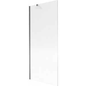 MEXEN/S - Next vaňová zástena FIX 80 x 150, prúžky, grafit metal 895-080-000-00-09-95 vyobraziť