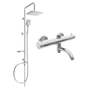 MEXEN/S - Sven sprchový stĺp vrátane sprchovej termostatickej batérie Kai, chróm 77900262-00 vyobraziť