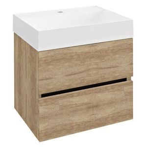 SAPHO - ODETTA umývadlová skrinka 57x50x43, 5cm, dub Alabama DT060-2222 vyobraziť