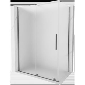 MEXEN/S - Velár sprchovací kút, posuvné dvere 160 x 80, dekor, grafit metal 871-160-080-31-95 vyobraziť
