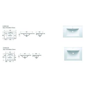 COMAD - Nábytkové umývadlo LAVA 60cm 5907441293501 vyobraziť