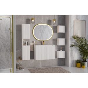 COMAD - Skrinka pod umývadlo 80cm 2 dvierka NOVA WHITE 5907611661703 vyobraziť