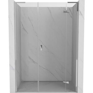 MEXEN/S - Mist-H L sprchové dvere krídlové pravé 145, transparent, chróm 8A5L-145-001-01-00-P vyobraziť