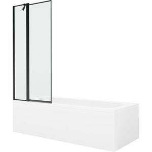 MEXEN/S - Vega obdĺžniková vaňa 160 x 70 cm s panelom + vaňová zástena 80, čierna vzor 550116070X9408117070 vyobraziť