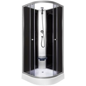 KERRA - Sprchovací kút Evora 90 (čierny) 5907548118837 vyobraziť