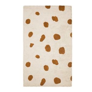 Krémovobiely prateľný/ručne tkaný bavlnený detský koberec 90x150 cm Tandani – Kave Home vyobraziť