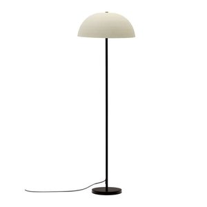 Biela stojacia lampa s kovovým tienidlom (výška 140 cm) Nibla – Kave Home vyobraziť