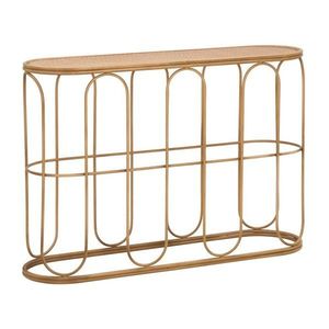 Ratanový konzolový stolík v prírodnej farbe 32x110 cm Samui – Mauro Ferretti vyobraziť