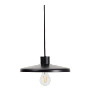 Čierne závesné svietidlo s kovovým tienidlom Nuvira – Kave Home vyobraziť