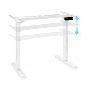 OneConcept Multidesk Comfort, výškovo nastaviteľný písací stôl, elektrický, výška 62 – 128 cm, biely vyobraziť