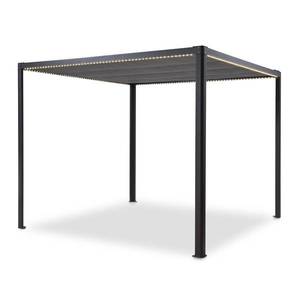 Blumfeldt Pantheon RemoteShade Ambient, pergola, motorizovaná strecha, LED svetlo vyobraziť