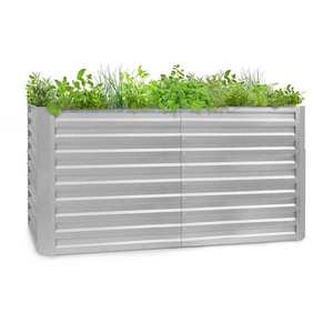 Blumfeldt Blum High Grow Straight, vyvýšený záhon, 200x90x100cm, 1800l, oceľ vyobraziť