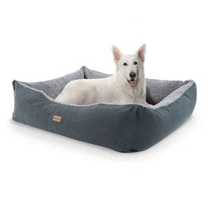 Brunolie Emma, pelech pre psa, kôš pre psa, možnosť prania, protišmykový, priedušný, obojstranný matrac, vankúš, veľkosť L (100 × 30 × 90 cm) vyobraziť