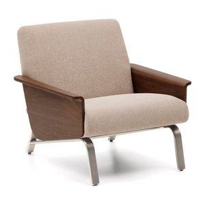 Svetlohnedé ženilkové kreslo Amsen – Kave Home vyobraziť