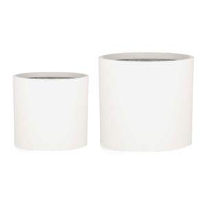 Blumfeldt Gendt, kvetináč, vrchný kvetináč, súprava 2 kusov, veľkosti L/XL, fiberstone, interiér/exteriér vyobraziť