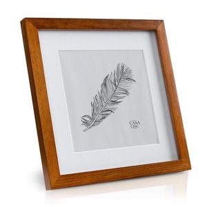 Casa Chic Bristol, rám na obrázky, sklo, 25 x 25 cm s paspartou, pravé drevo vyobraziť