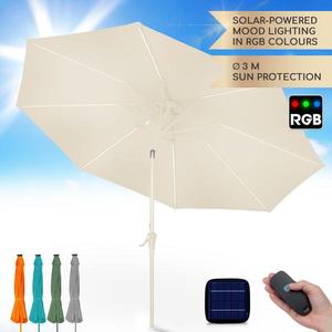 Blumfeldt Calais, slnečník, hliníkový rám, polyester, UV 50, LED svetlo vyobraziť