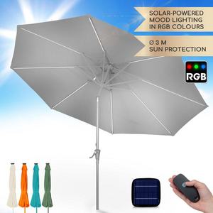 Blumfeldt Calais, slnečník, hliníkový rám, polyester, UV 50, LED svetlo vyobraziť