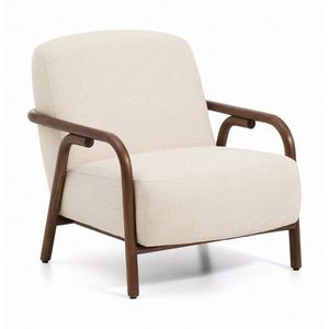 Béžové ženilkové kreslo Sylo – Kave Home vyobraziť