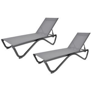 Polohovacie záhradné ležadlo 2 ks ZWL515 Rojaplast vyobraziť