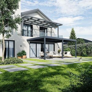 Bioklimatická pergola INTRO DUO 6x4 m k stene Rojaplast vyobraziť