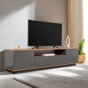 TV stolík Veramont - Anthracite, Atlantic Pine vyobraziť