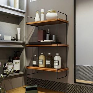 Nástenná polica Pulalis - Walnut vyobraziť