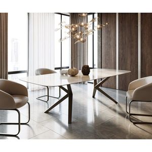 Jedálenský stôl Edge Boot 270x120 keramický Iris FMG Onice Grigio vyobraziť