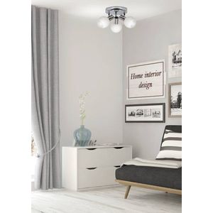 Stropné svietidlo 3X40W E14 chróm TURNO vyobraziť