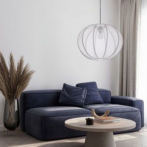 Závesná lampa MELLOW čierna 1x40W tienidlo E27 52 biela guľa vyobraziť