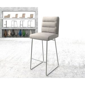 Barová židle Pela-Flex Stripes Světle šedý rám z nerezové oceli vyobraziť