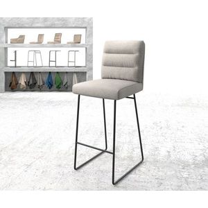 Barová židle Pela-Flex Stripes Light Grey Skid Kovový rám vyobraziť