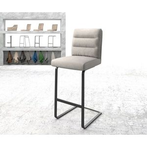 Barová židle Pela-Flex Stripes Light Grey Cantilever Flat Metal vyobraziť