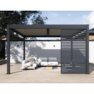 Fixný hliníkový panel zatienenia pre bioklimatickú pergolu Rojaplast vyobraziť