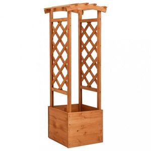 Truhlík trelážovým oblúkom 49x 39x130 cm drevo Dekorhome vyobraziť