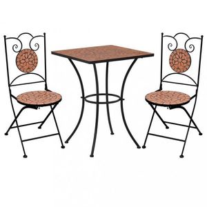 Mozaikový bistro set 3 ks Dekorhome vyobraziť