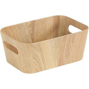 Kitchisimo Set 2 úložných košíkov 26 × 18 × 11 cm, prírodná, S vyobraziť