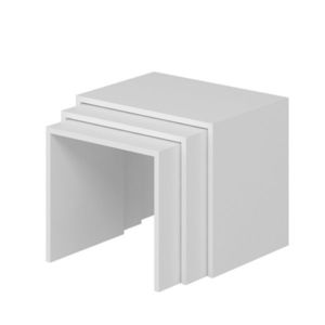 Odkladací stolík Alya White, 3 ks vyobraziť