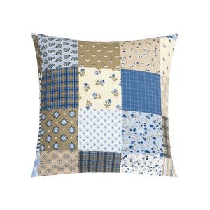 Bellatex Vankúšik Adéla Patchwork modrá, 40 x 40 cm vyobraziť