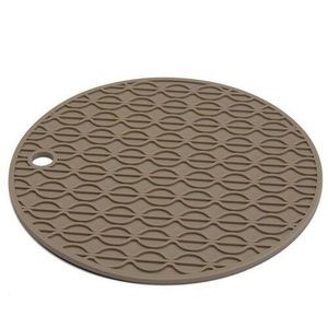 Florina Okrúhla silikónová podložka pod hrniec Anide, sivá vyobraziť