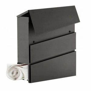 Poštová oceľová schránka Parrot, antracitová vyobraziť