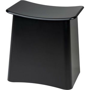 Wenko Kúpeľňová stolička s priestorom na bielizeň Wing, čierna, 45 x 33 x 48 cm vyobraziť