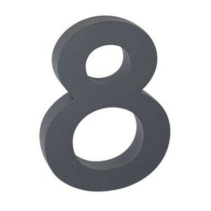 Hliníkové číslo 8 3D štruktúrovaný povrch RN.100LV.8.AL.AM.3D vyobraziť