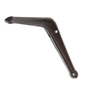 Liatinová konzola pod poličku Minimalistic čierna, 12 x 12 cm vyobraziť