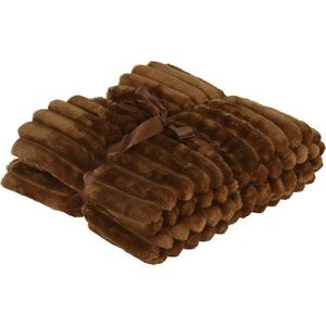 Žakárová deka Callie hnedá, 130 x 150 cm vyobraziť